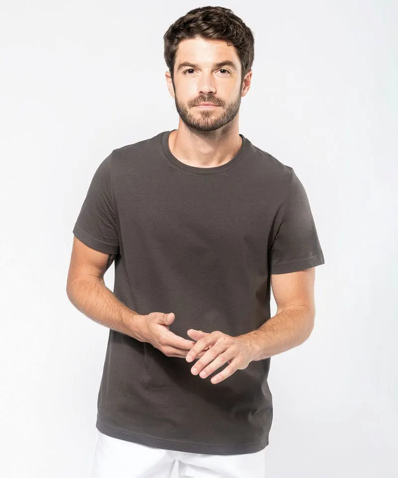 Kariban Mens Short Sleeved Crew Neck T Shirt