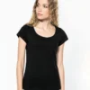 Kariban Womens Ladies Boat Neck Short Sleeved T Shirt