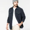 Kariban Mens Sherpa Lined Fleece Overshirt