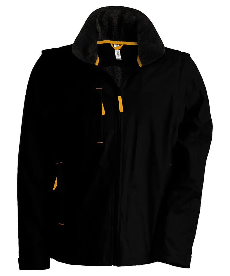 Kariban Mens Score Contrast Detachable Sleeve Blouson Jacket