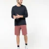 Kariban Mens Washed Effect Bermuda Shorts