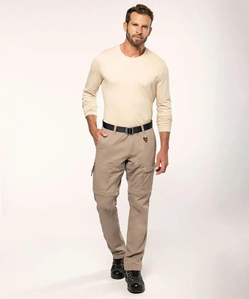 Kariban Mens 2 In 1 Multi Pocket Trousers