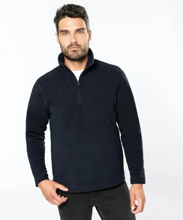 Kariban Mens Enzo Zip Neck Microfleece Jacket
