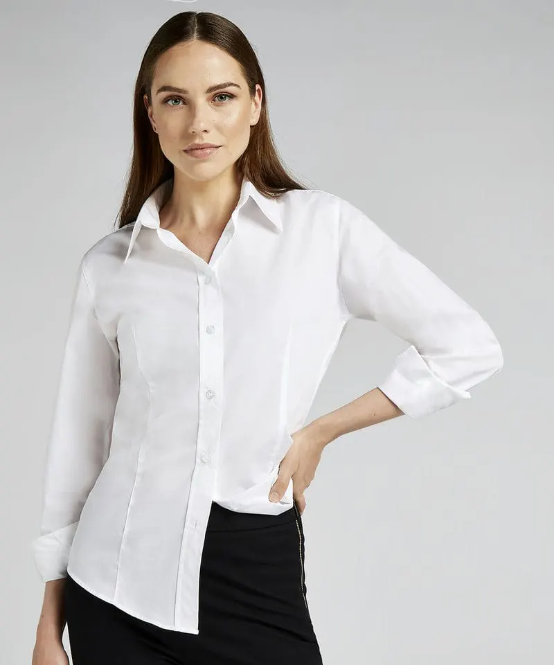 Kustom Kit Womens Workforce Blouse Long Sleeve