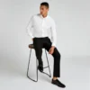 Kustom Kit Mens City Business Shirt Long Sleeved Tailored Fit