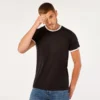 Kustom Kit Mens Fashion Fit Ringer Tee