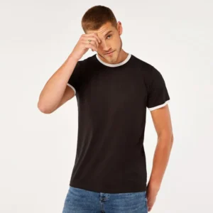 Kustom Kit Mens Fashion Fit Ringer Tee