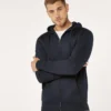 Kustom Kit Mens Klassic Hooded Zipped Jacket Superwash 60° Long Sleeve Regular Fit