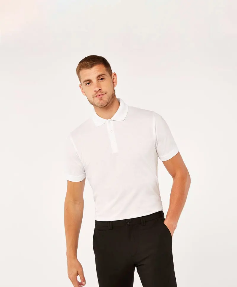 Kustom Kit Mens Klassic Polo Short Sleeved Superwash 60ºc Slim Fit