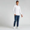Kustom Kit Mens Poplin Shirt Long Sleeved Tailored Fit