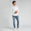 Kustom Kit Mens Slim Fit Premium Oxford Shirt Long Sleeved Slim Fit