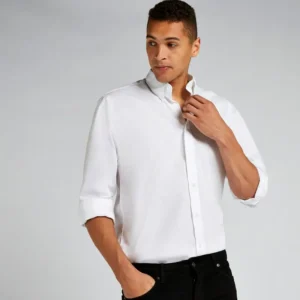 Kustom Kit Mens Workforce Shirt Long Sleeved Classic Fit