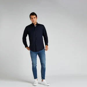 Kustom Kit Mens Workplace Oxford Shirt Long Sleeved Classic Fit