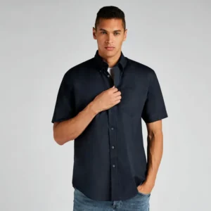 Kustom Kit Mens Workplace Oxford Shirt Short Sleeved Classic Fit