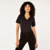 Kustom Kit Womens Sophia V Neck Polo Regular Fit