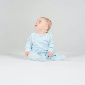 Larkwood Contrast Long Sleeve Sleepsuit