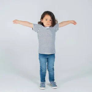 Larkwood Unisex Short Sleeve Striped T Shirt
