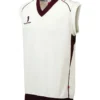 White/Maroon trim