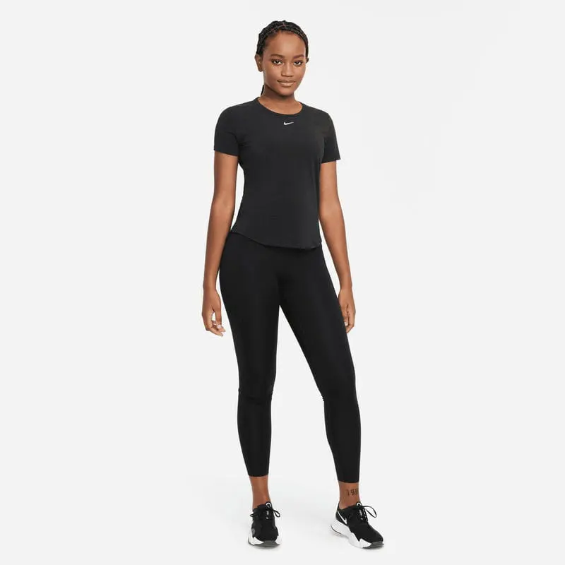 Nike Womens One Luxe Dri Fit Short Sleeve Standard Fit Top