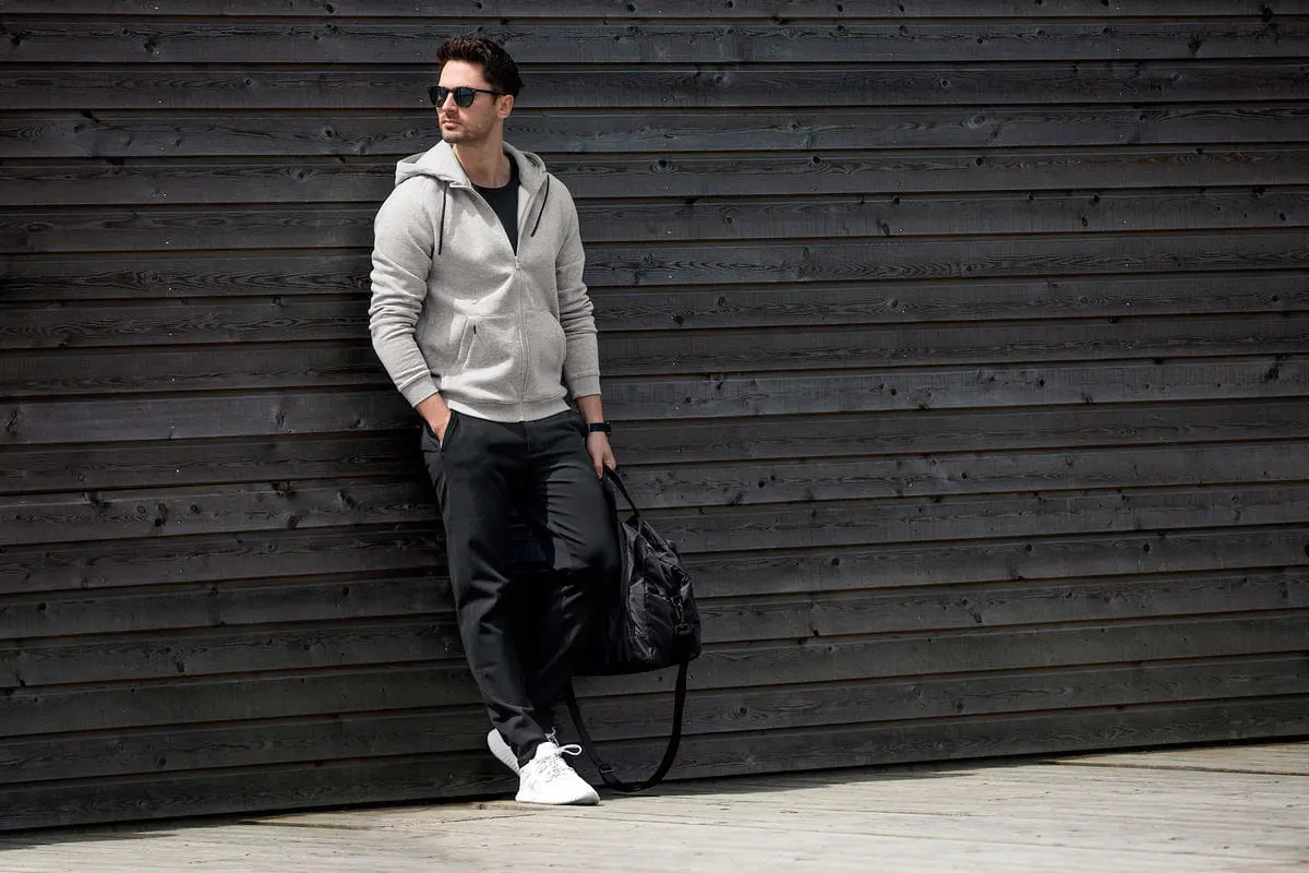 Nimbus Play Mens Lenox Athletic Full Zip Hoodie