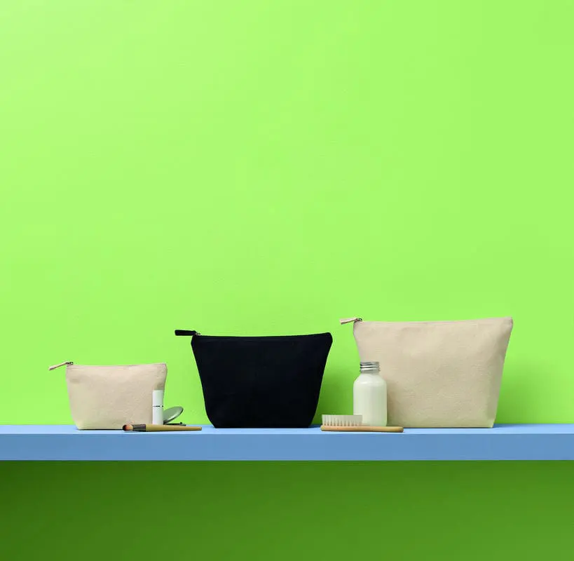 Nutshell Recycled Luxe Canvas Accessory Bag