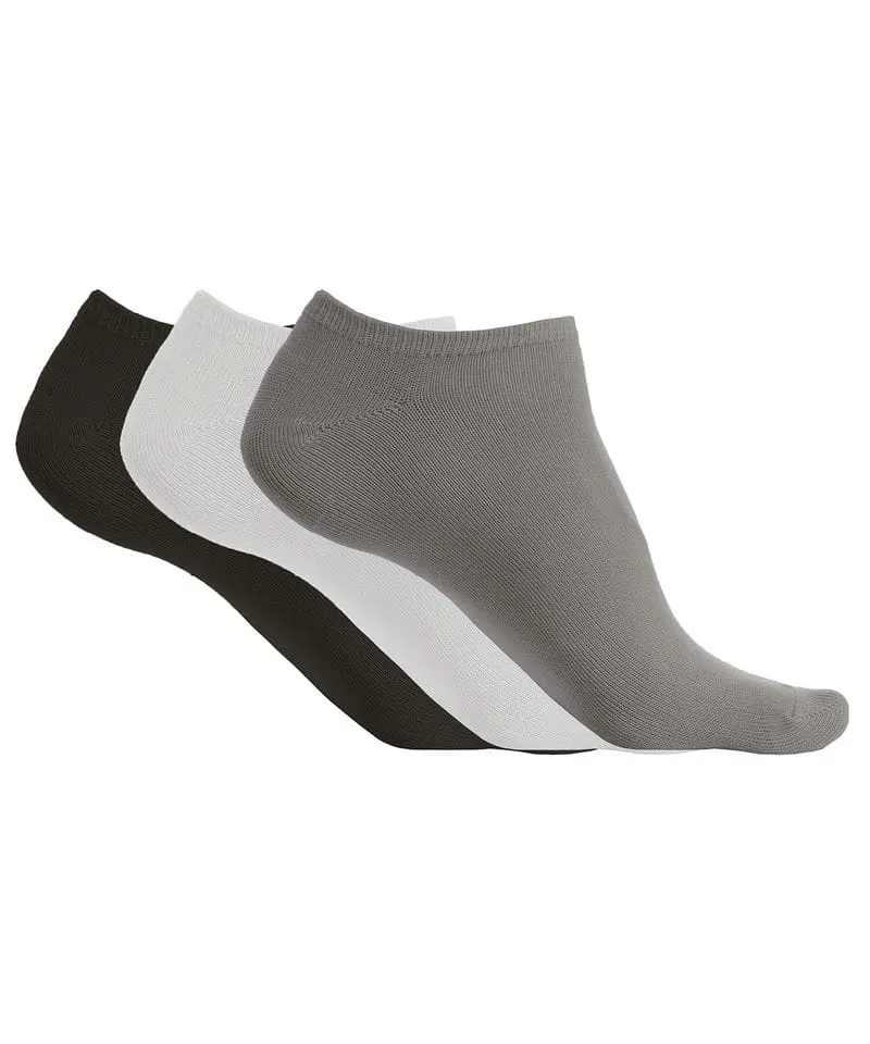 Kariban Proact Microfibre Sneaker Socks 3 Pairs Per Pack