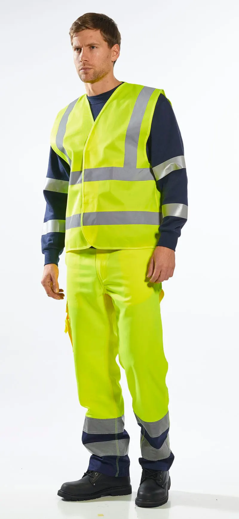 Portwest Hi Vis Two Band And Brace Vest C470