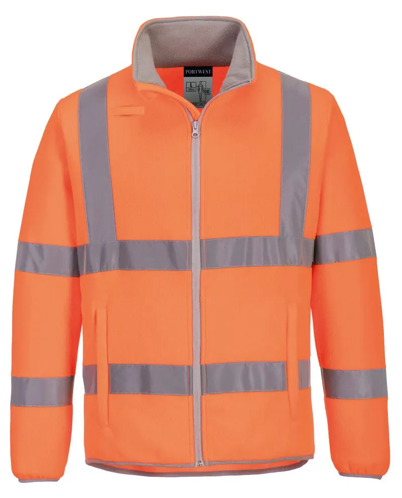 Portwest Mens Eco Hi Vis Fleece Jacket Ec70