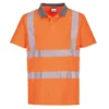 Portwest Mens Eco Hi Vis Short Sleeve Polo Ec10