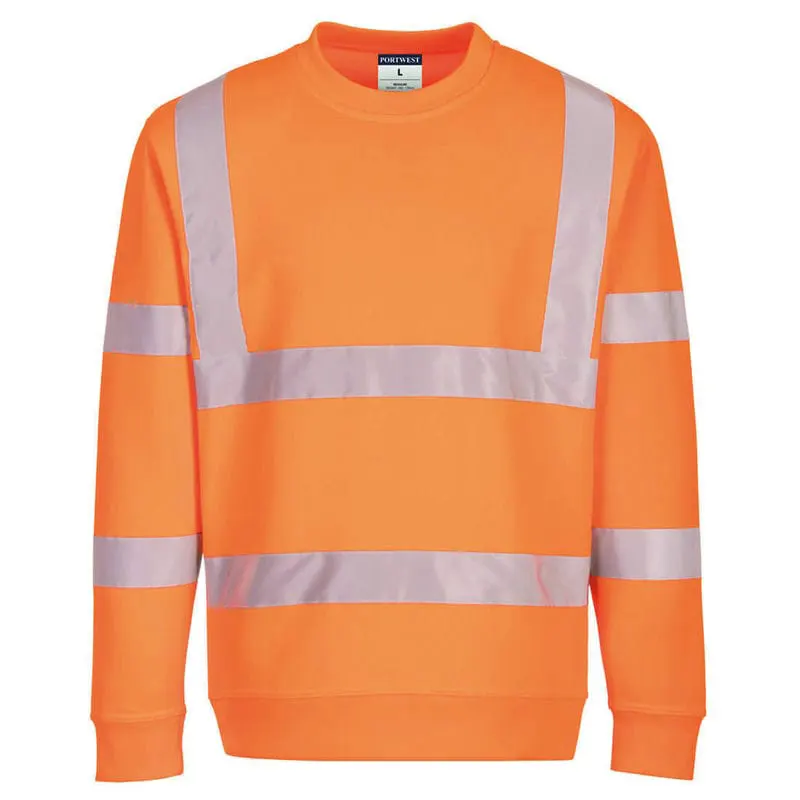 Portwest Mens Eco Hi Vis Sweatshirt Ec13