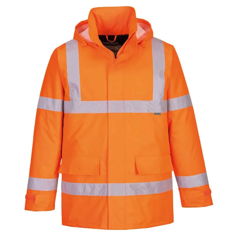 Portwest Mens Eco Hi Vis Winter Jacket Ec60