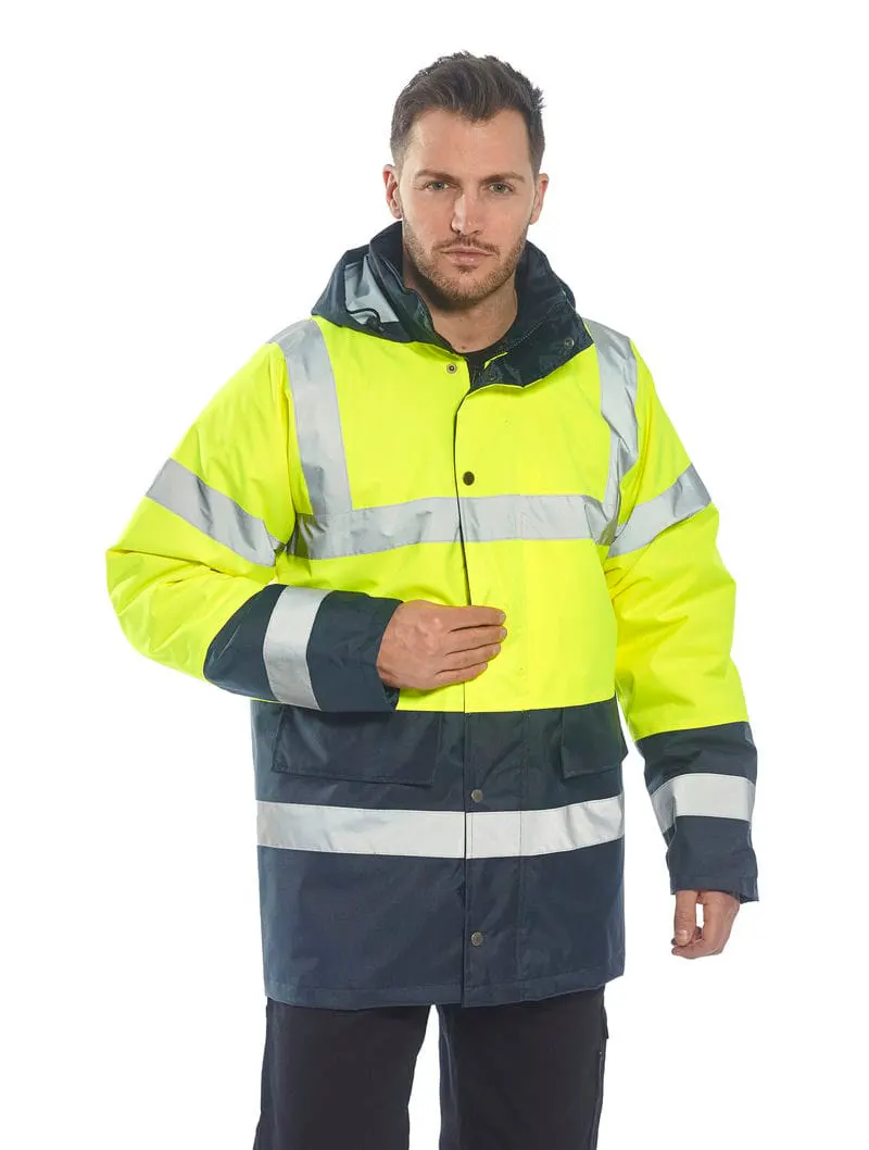 Portwest Mens Hi Vis Traffic Jacket S466 And S467