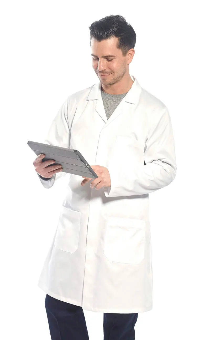 Portwest Mens Lab Coat 2852