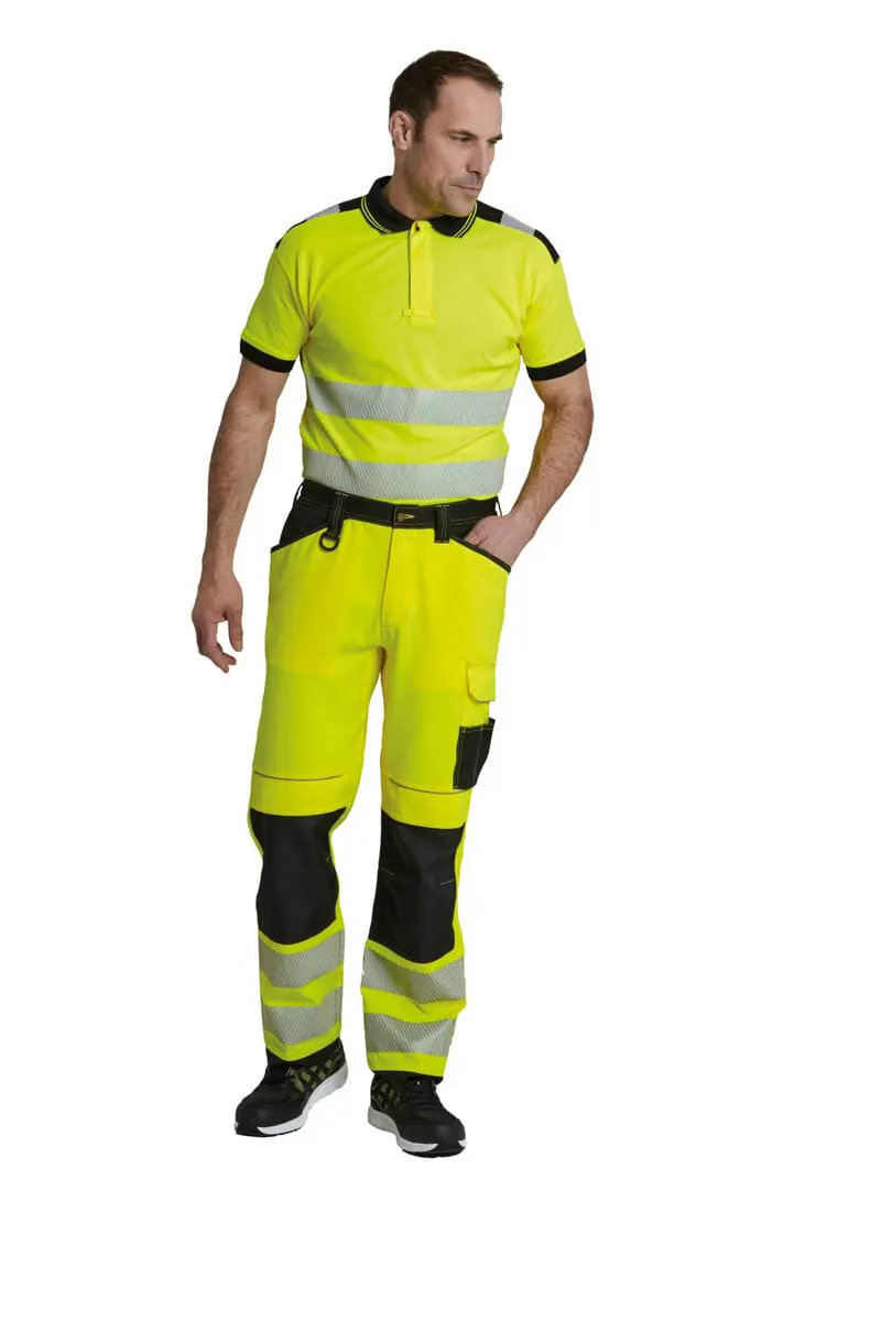 Portwest Mens Pw3 Hi Vis Polo Shirt T180