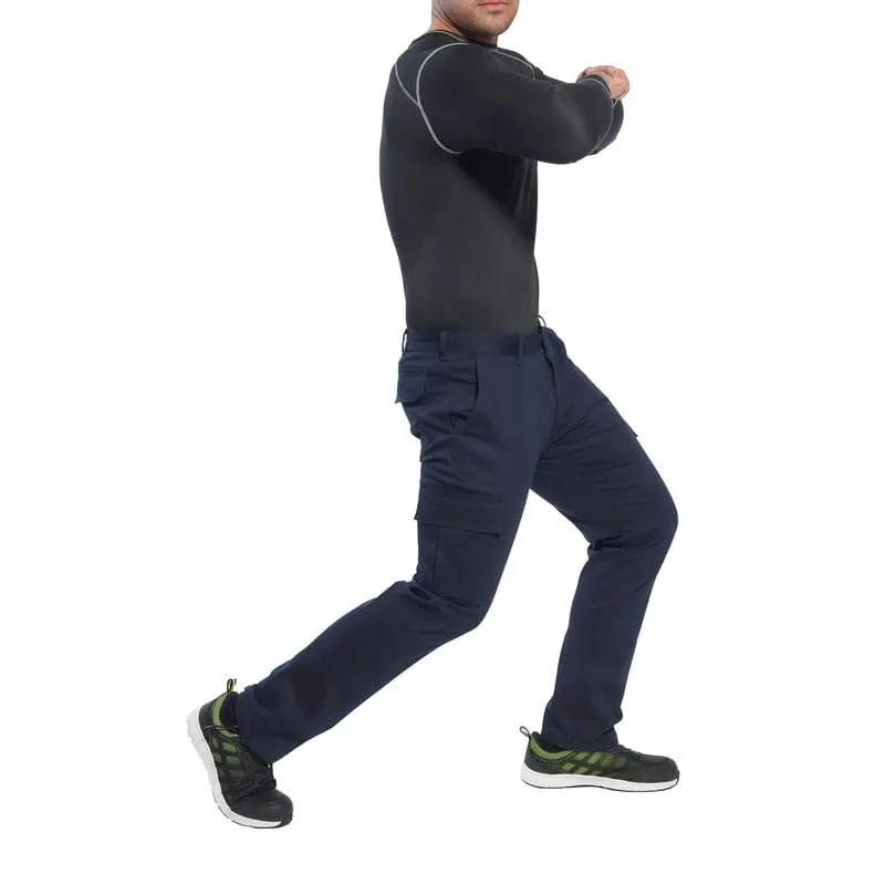 Portwest Mens Stretch Slim Combat Trousers S231 Slim Fit