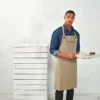 Premier Barley Contrast Stitch Sustainable Bib Apron