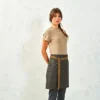 Premier Division Waxed Look Denim Waist Apron