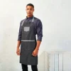 Premier Domain Contrast Denim Bib Apron