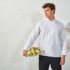 Premier Mens Chefs Coolchecker Long Sleeve Jacket