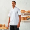 Premier Mens Chefs Essential Short Sleeve Jacket