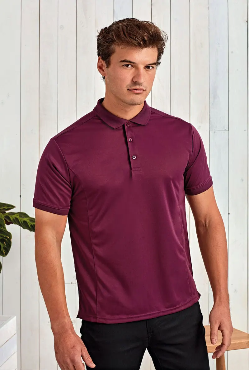 Premier Mens Coolchecker Pique Polo