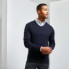 Premier Mens Essential Acrylic V Neck Sweater