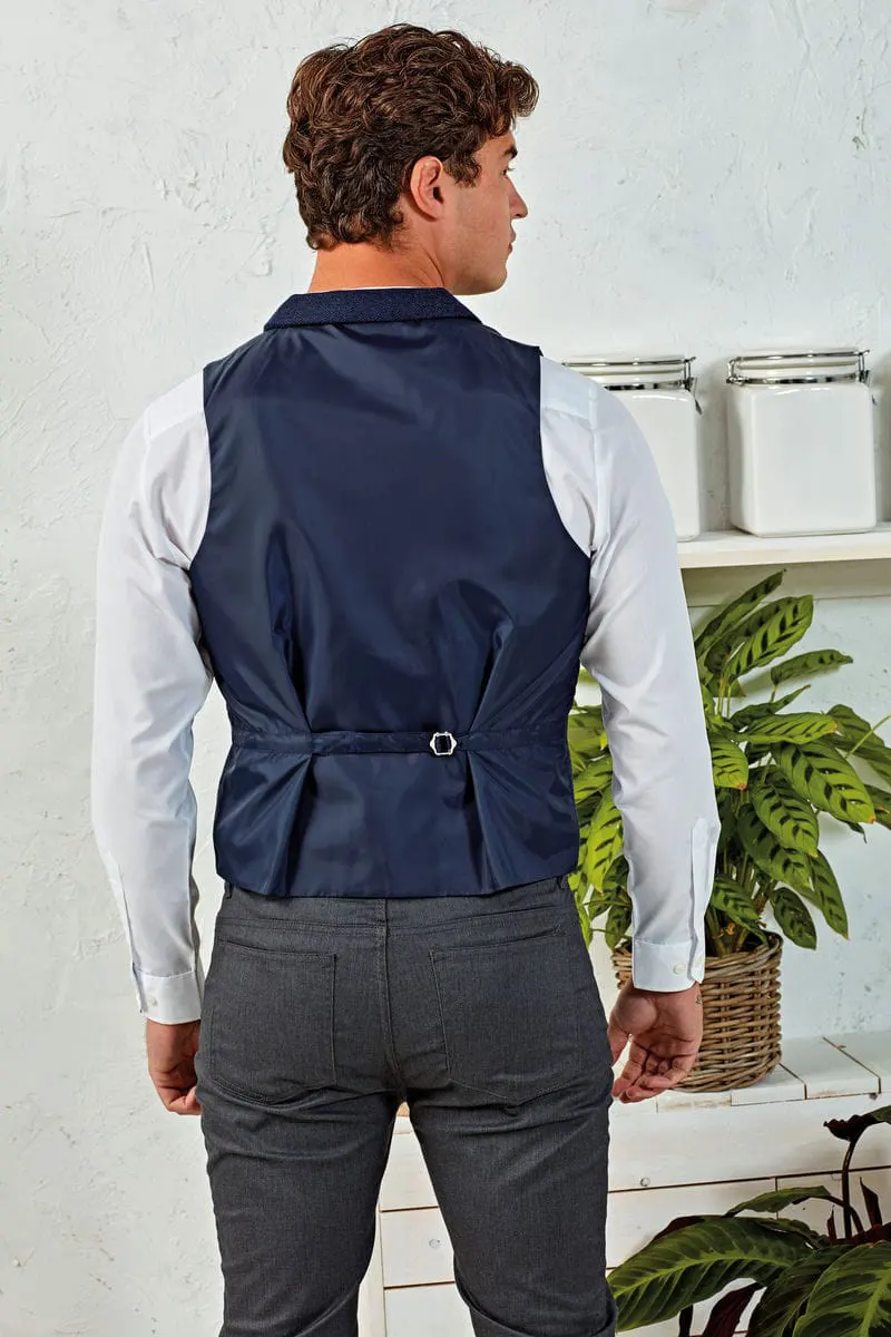 Premier Mens Herringbone Waistcoat
