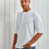 Premier Mens Long John Roll Sleeve Tee