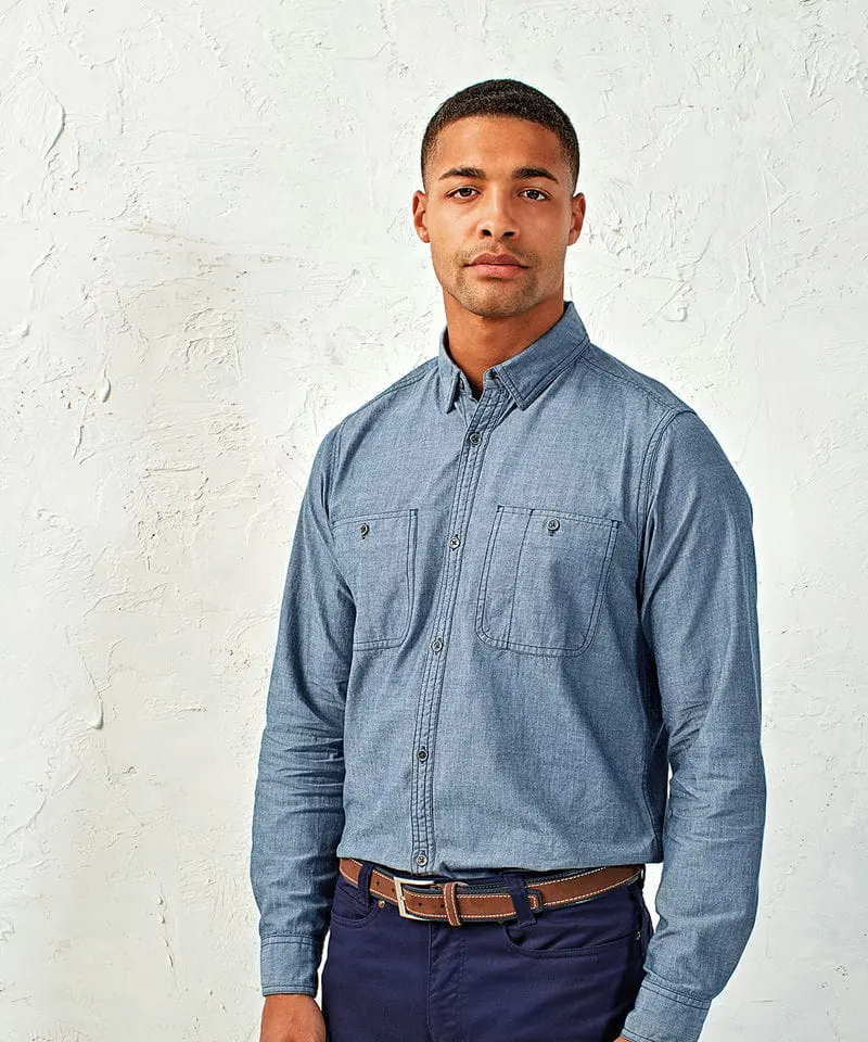 Premier Mens Chambray Shirt