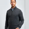 Premier Mens ¼ Zip Knitted Sweater