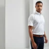 Premier Mens Signature Oxford Short Sleeve Shirt