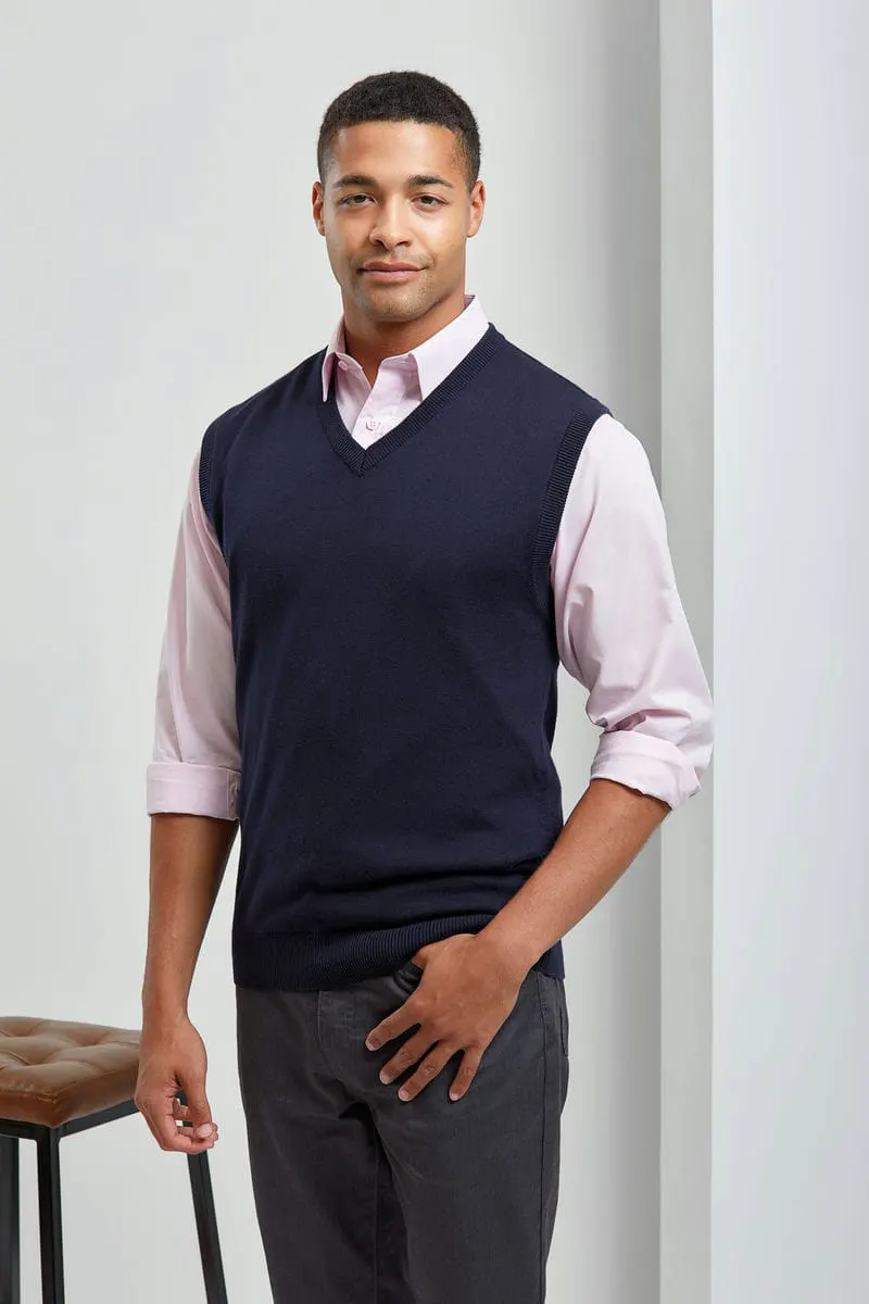 Premier Mens Sleeveless Knitted Sweater