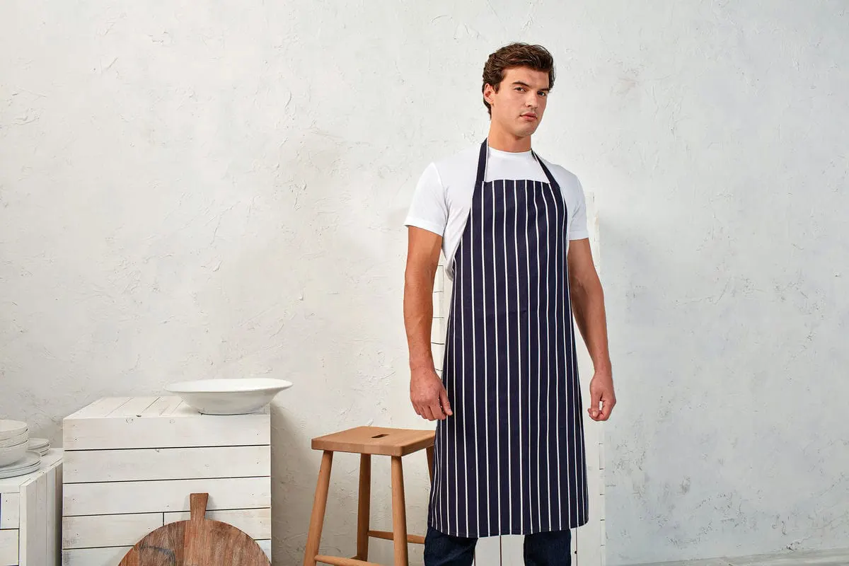Premier Striped Bib Apron