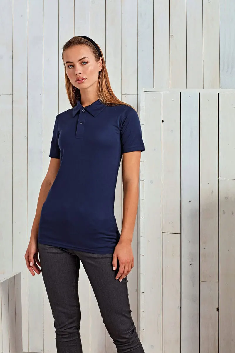 Premier Unisex Coolchecker Studded Polo